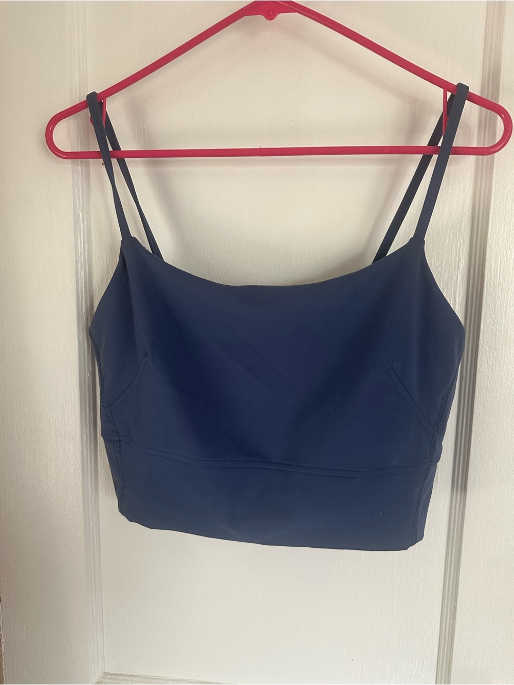 lululemon athletica Navy Double-Strap Crop Top